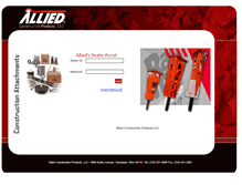 Tablet Screenshot of dealer.alliedcp.com